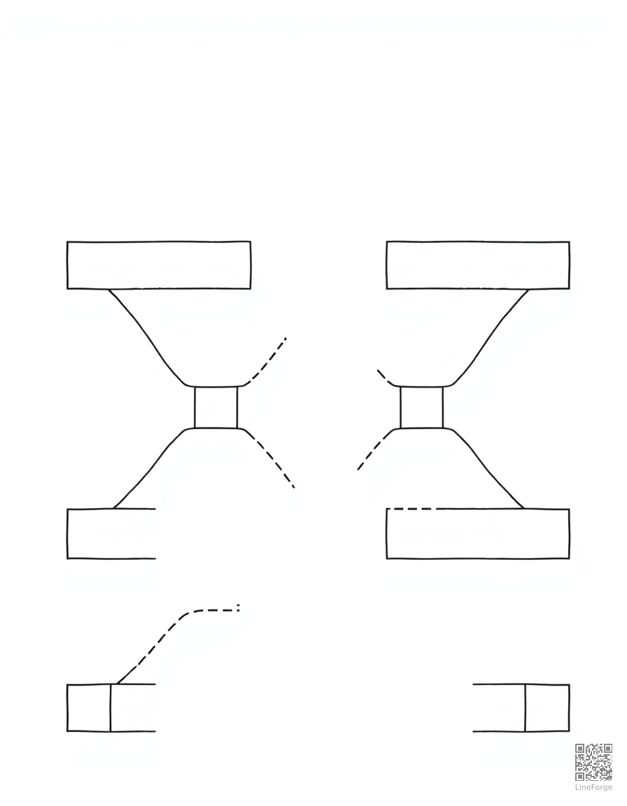 mosaic tile pattern in geometric shapes coloring page Minimal style - free printable